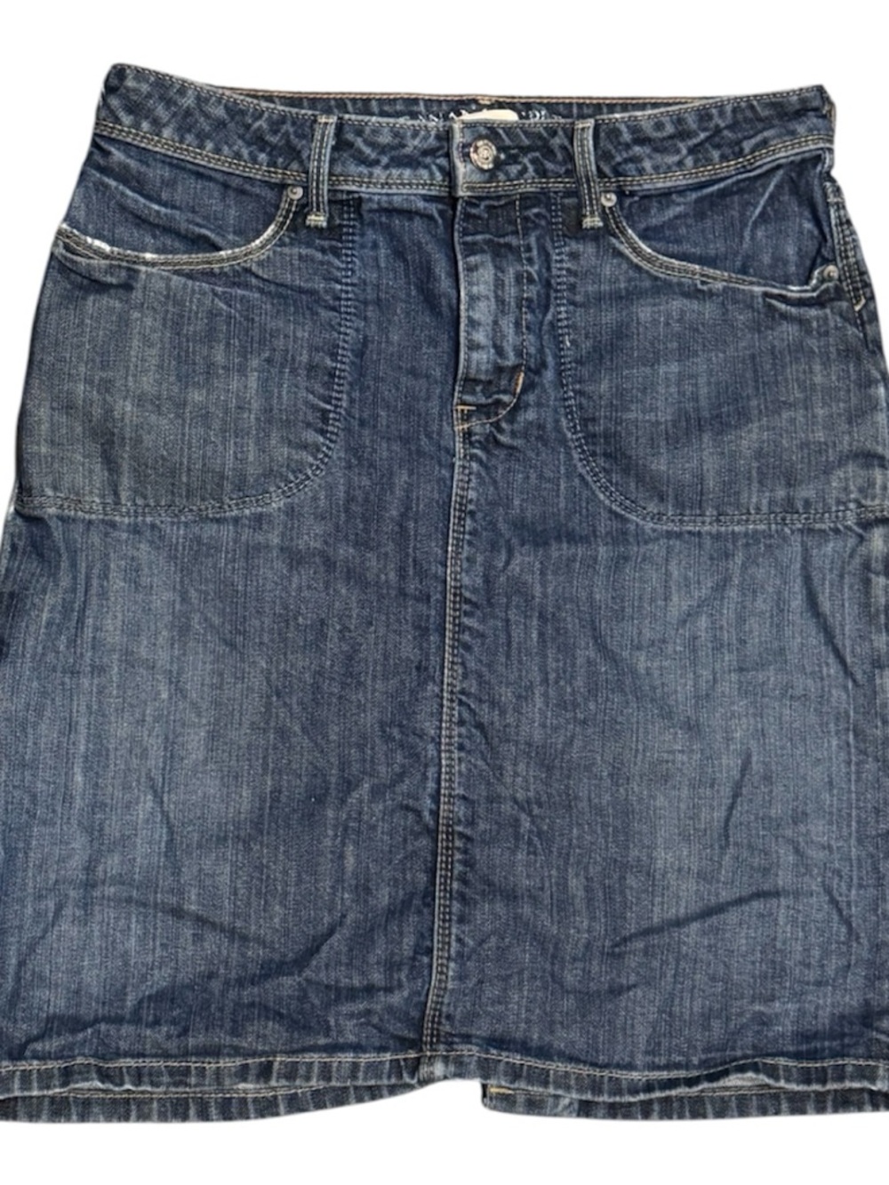 Banana Republic Dark Wash Denim Skirt